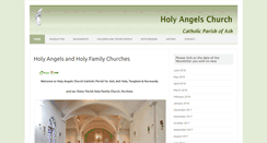 Desktop Screenshot of holyangelsash.org